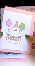 Handmade 4x6 blank greeting card