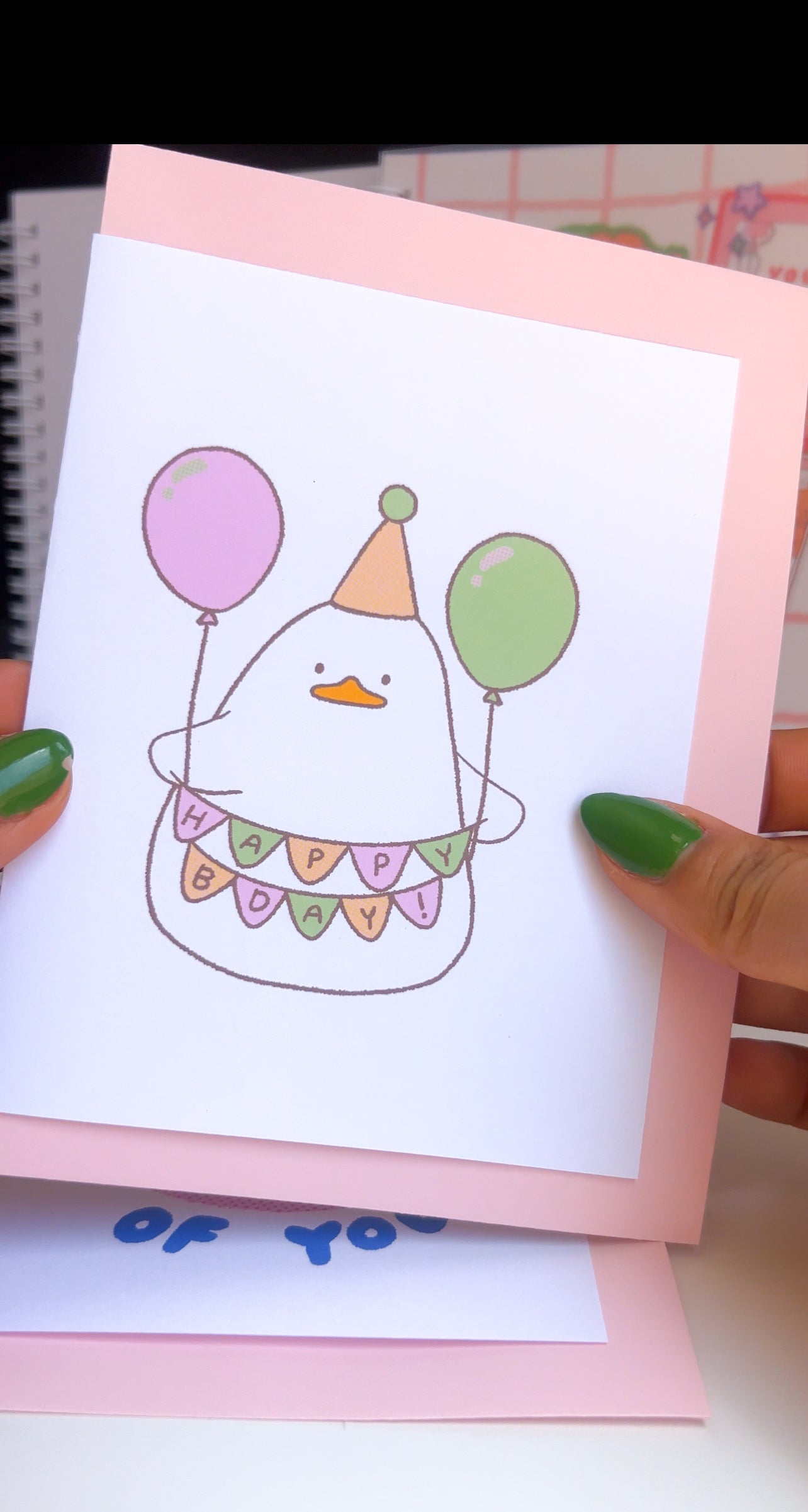 Handmade 4x6 blank greeting card
