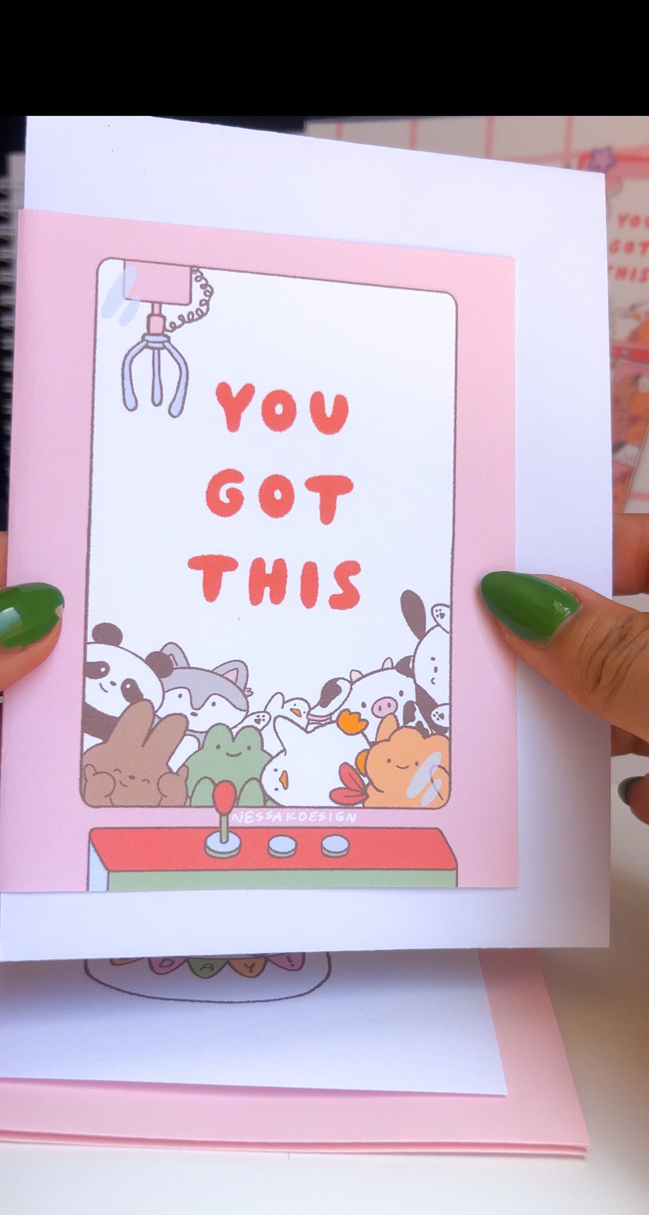 Handmade 4x6 blank greeting card