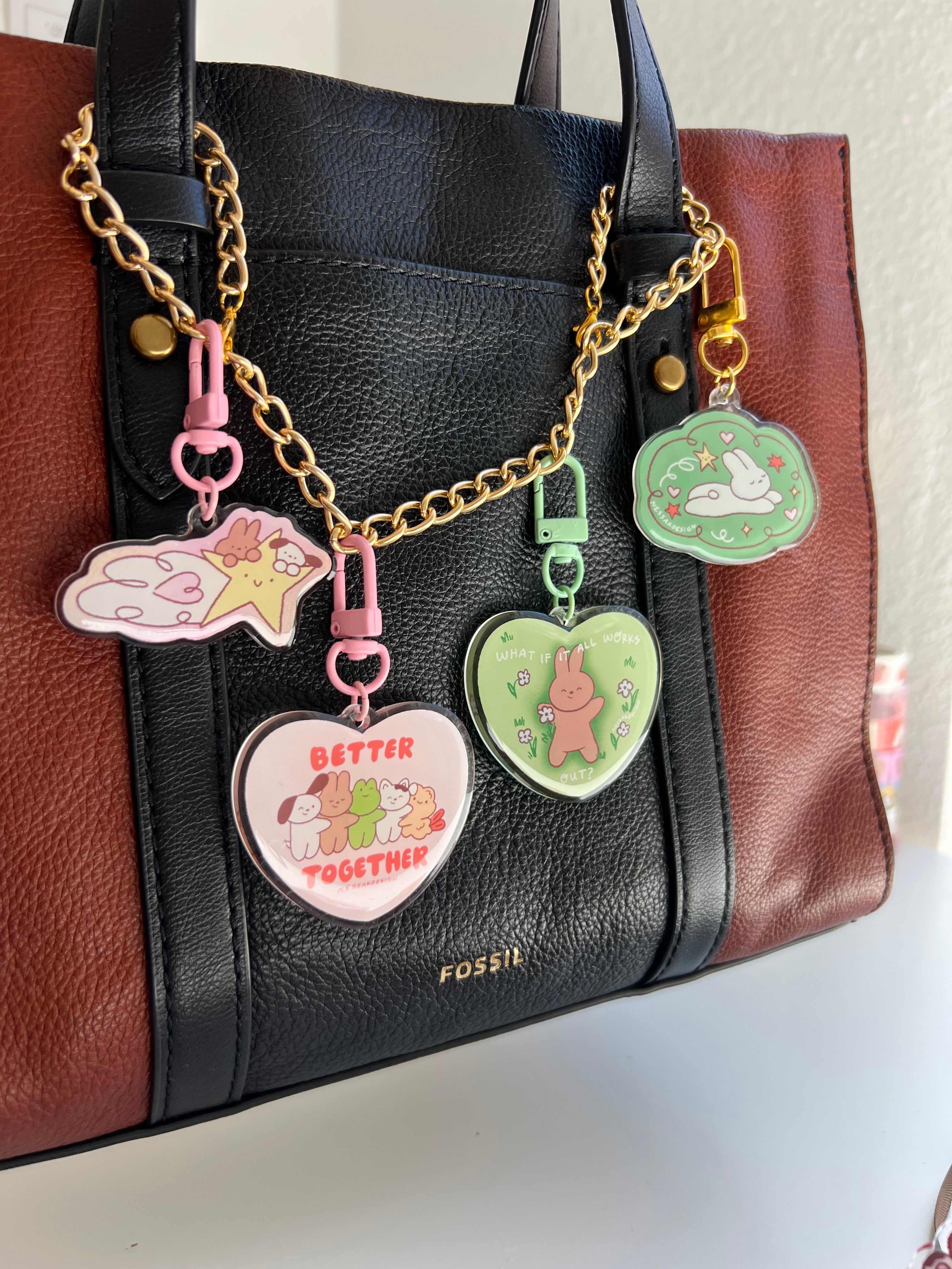 Reversible Acrylic Keychain