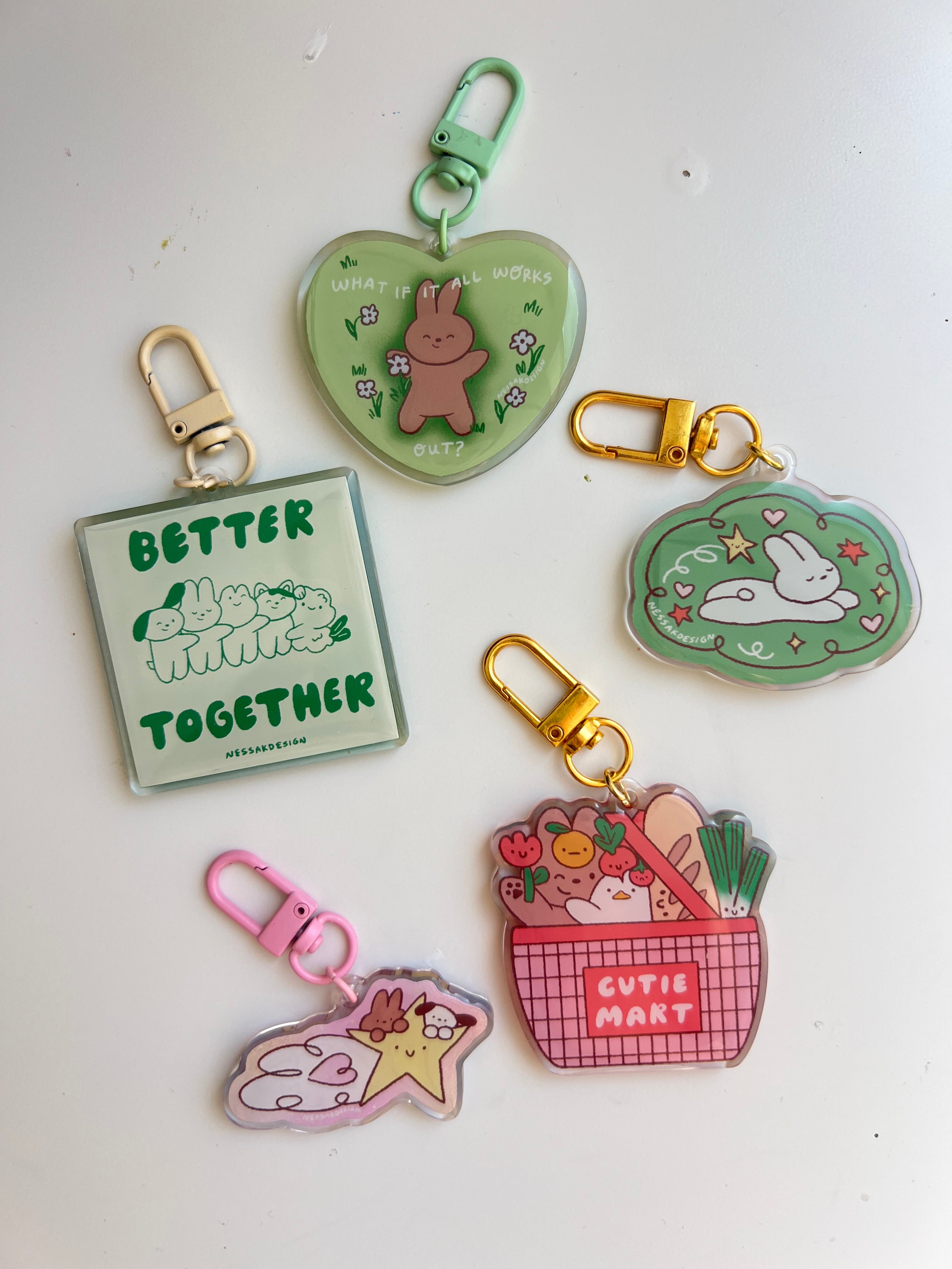 Reversible Acrylic Keychain