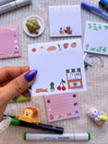 Cute sticky note pad 3x3