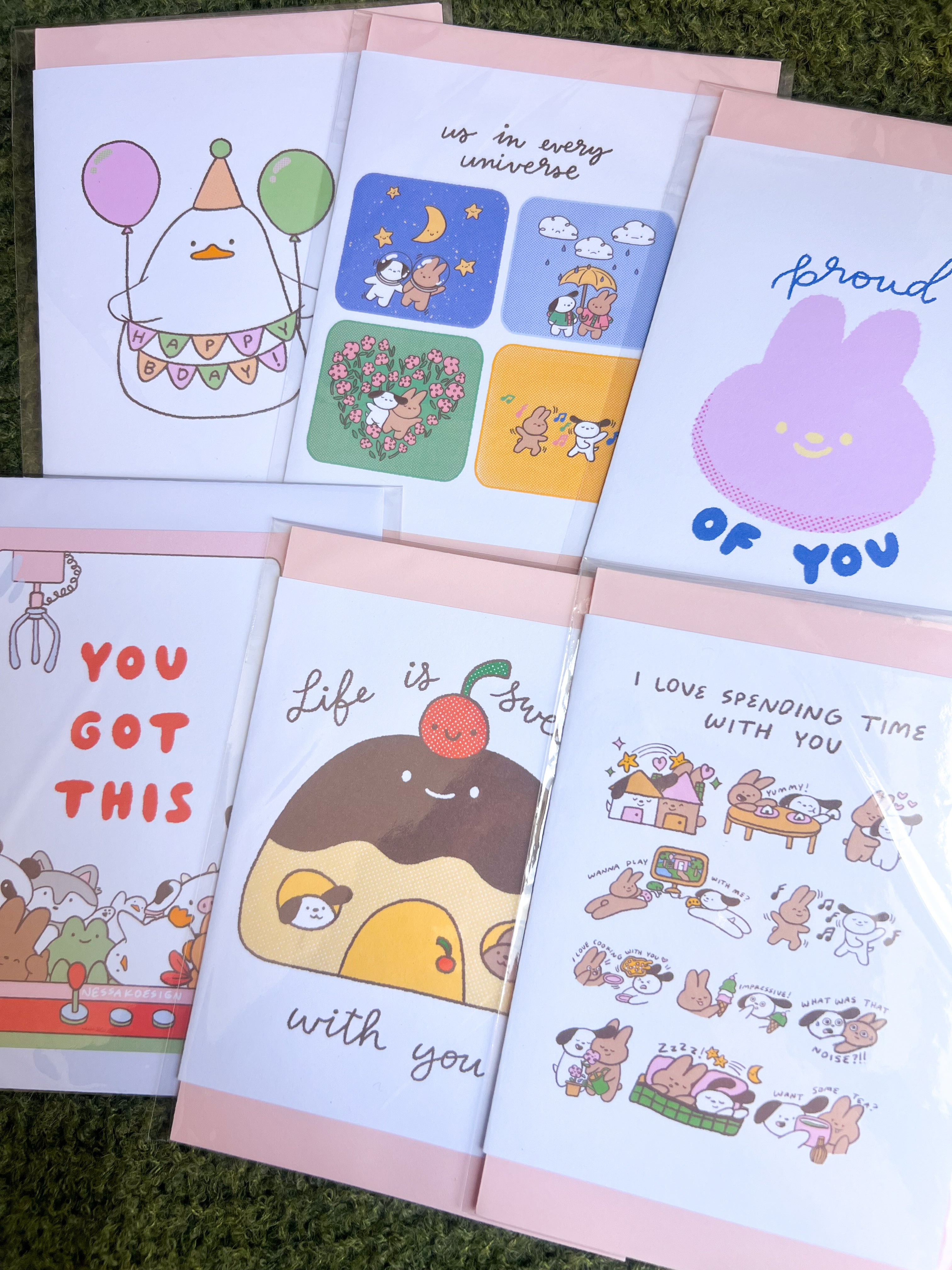Handmade 4x6 blank greeting card