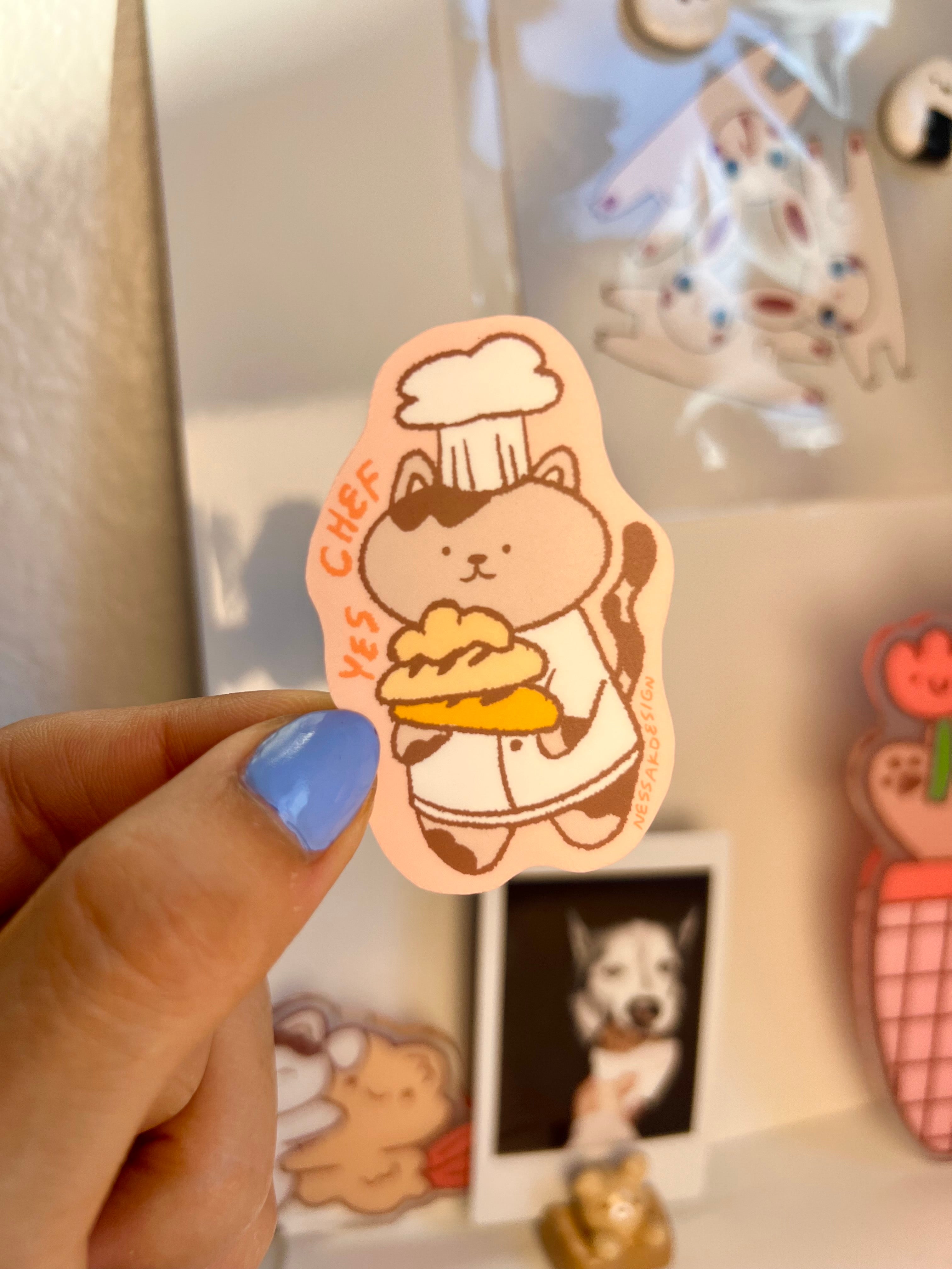 Bakery Cuties Vinyl Waterproof Stickers