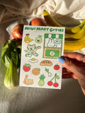 Cute Sticker Sheet Waterproof 4x6