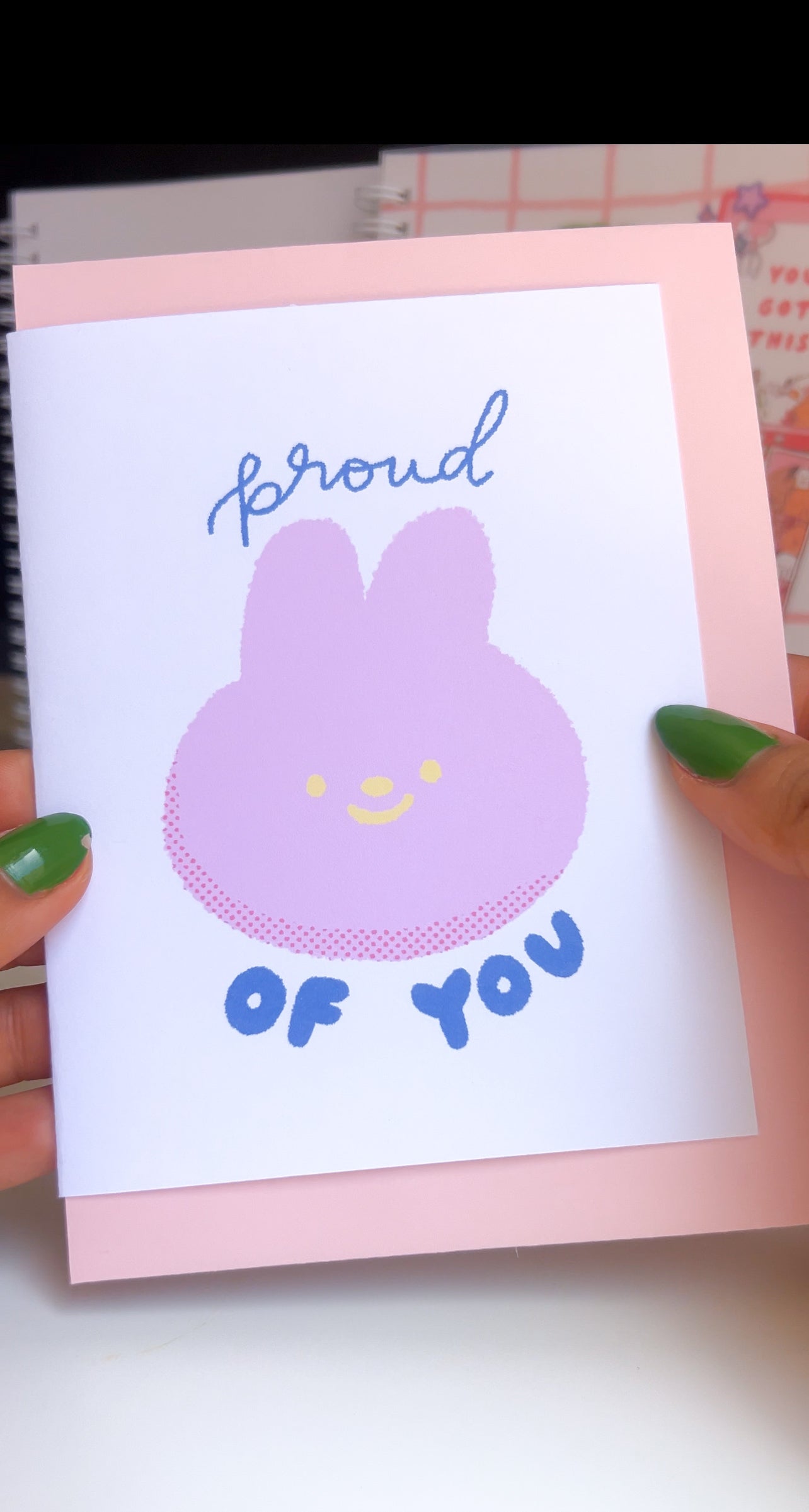 Handmade 4x6 blank greeting card