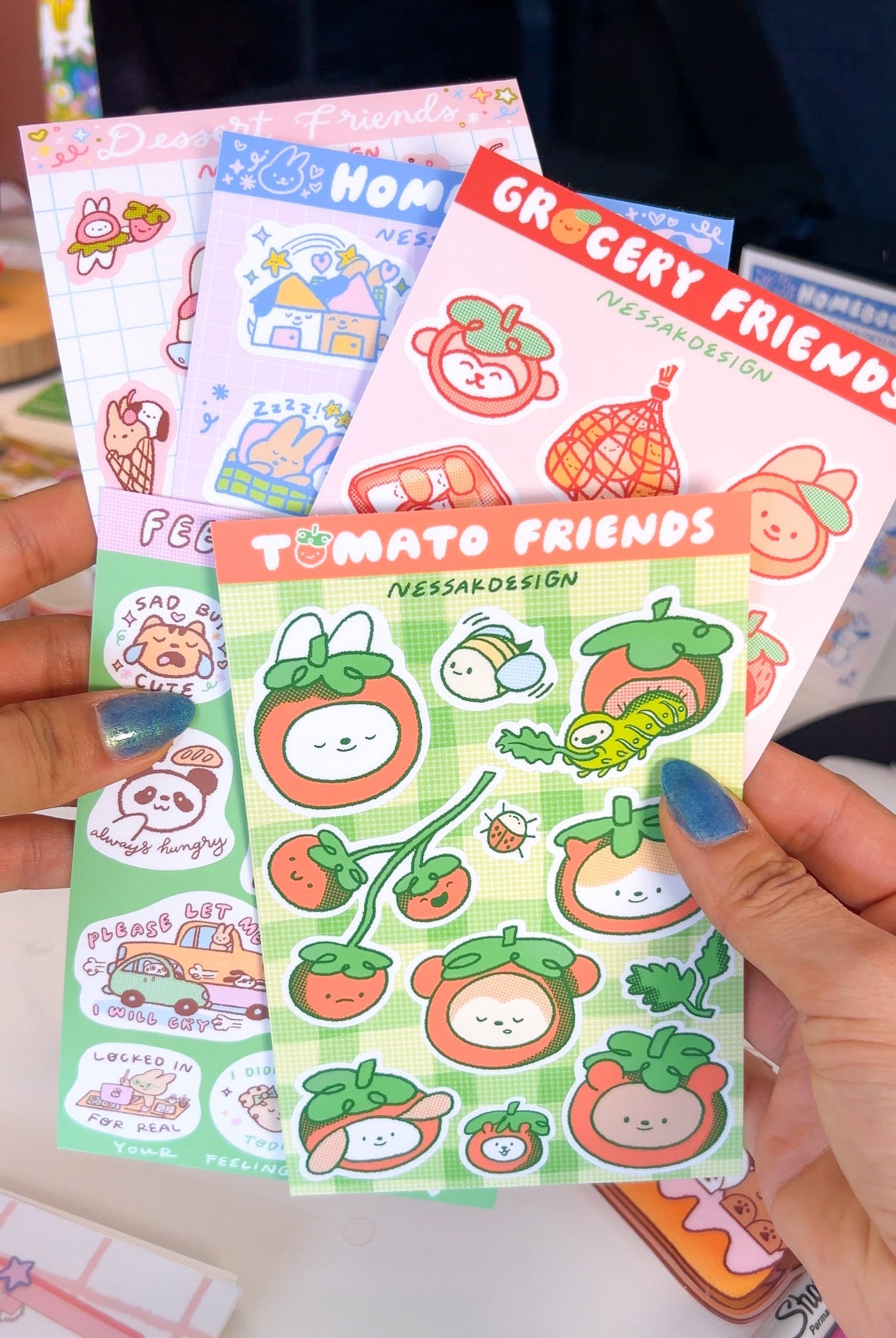 Cute Sticker Sheet Waterproof 4x6
