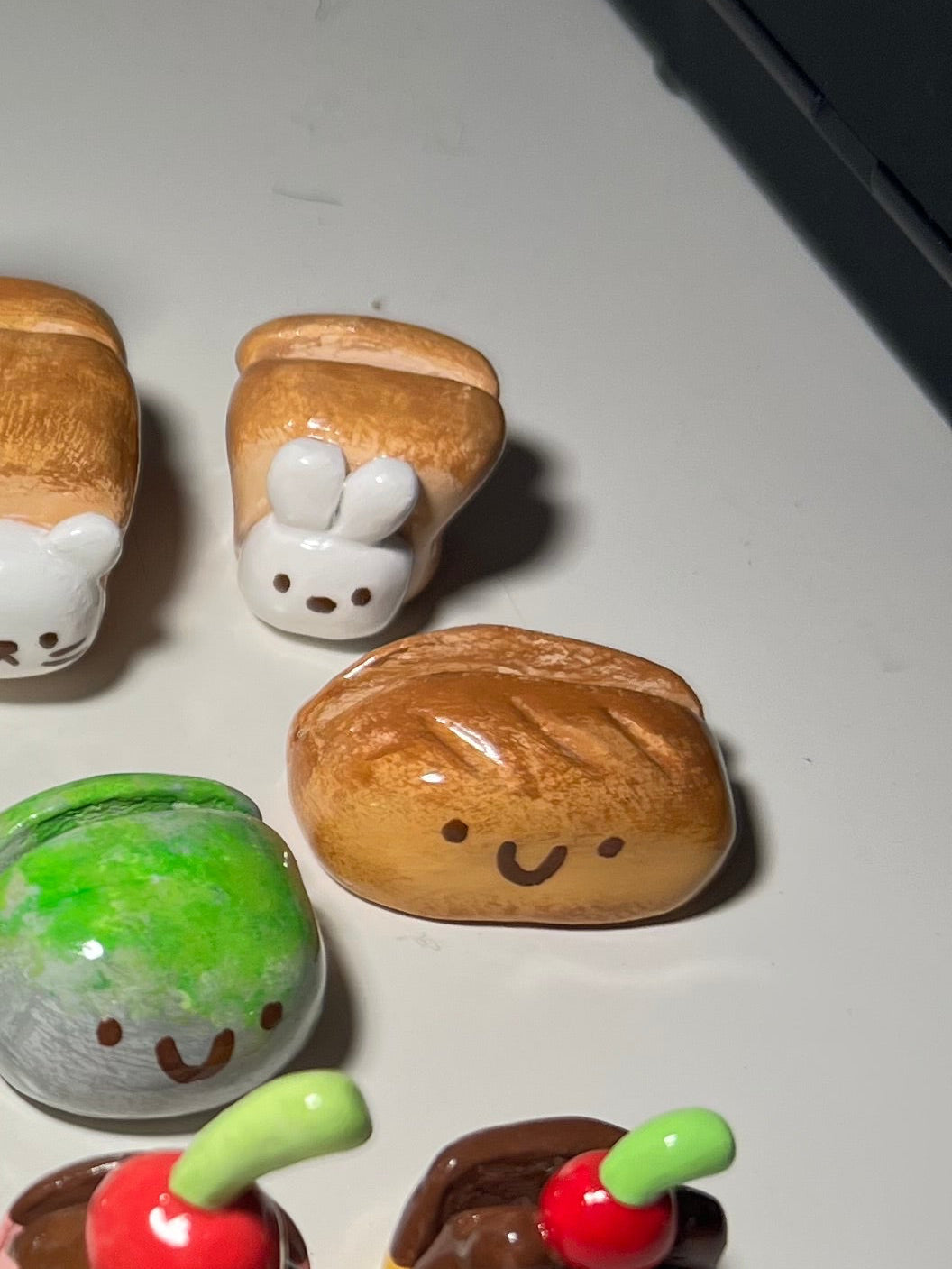 Handmade clay photo holders