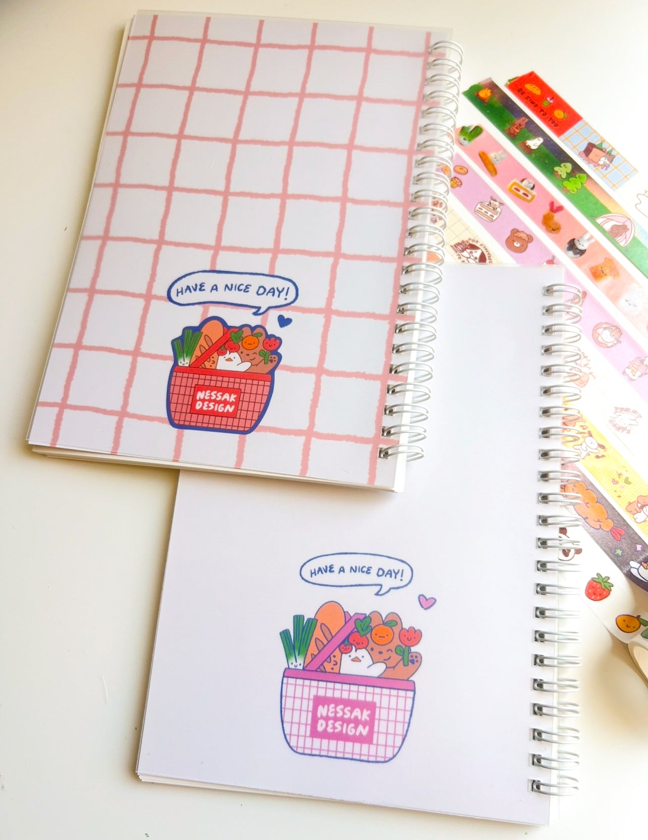 Reuseable Sticker Book Spiral Notebook