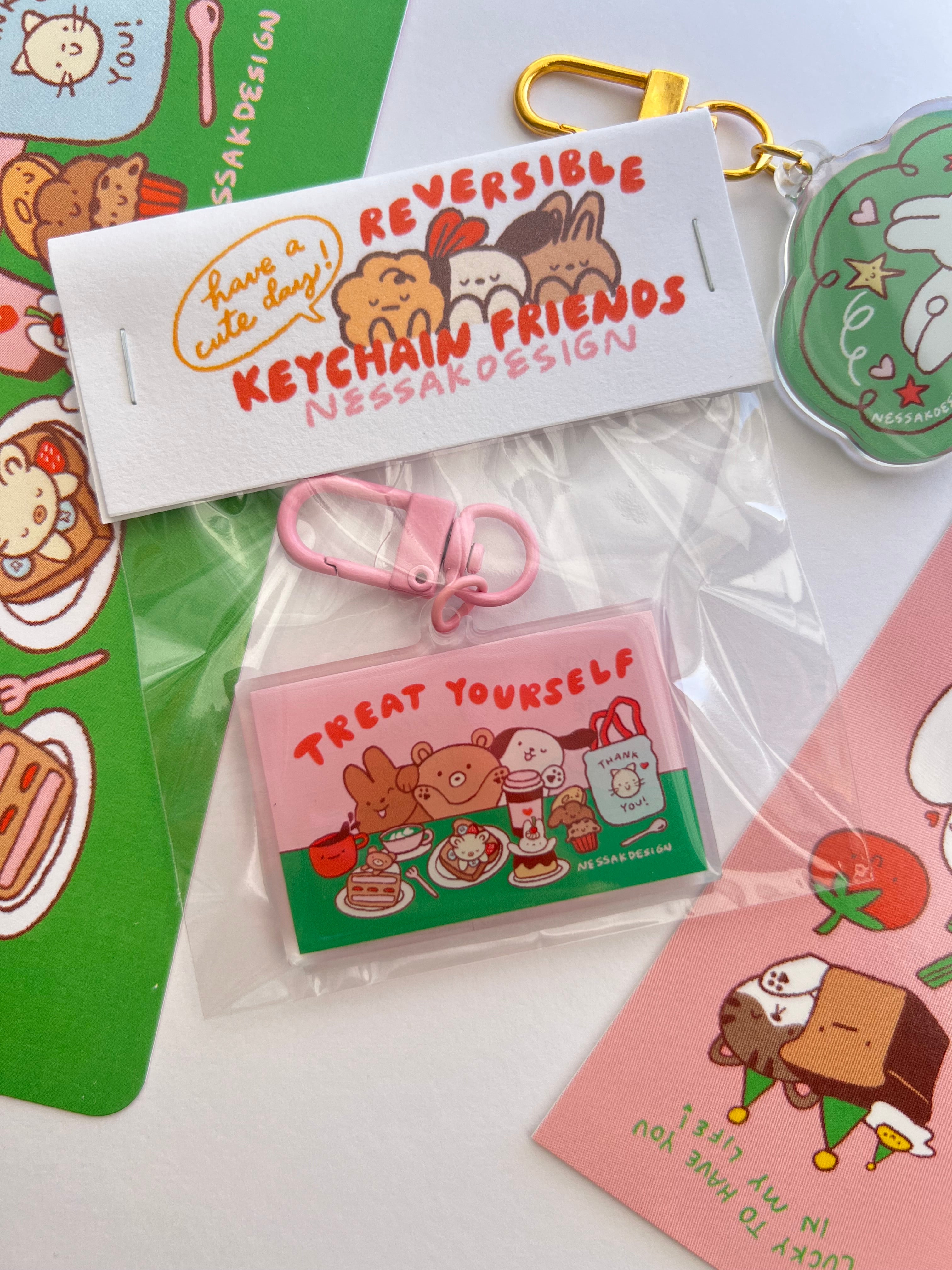 Reversible Acrylic Keychain