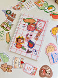 Reuseable Sticker Book Spiral Notebook