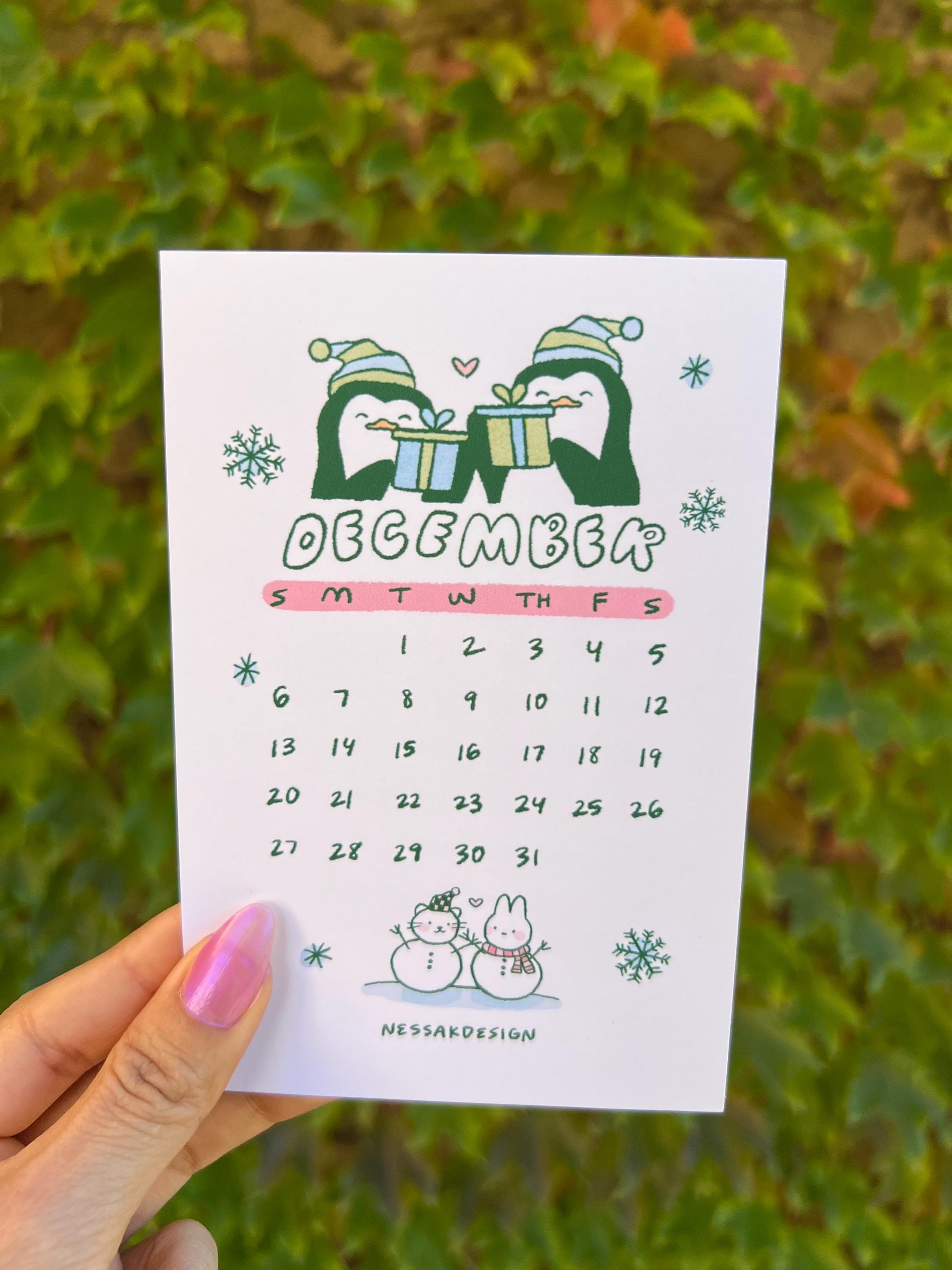 2026 Year Desk Calendar | 12 print set