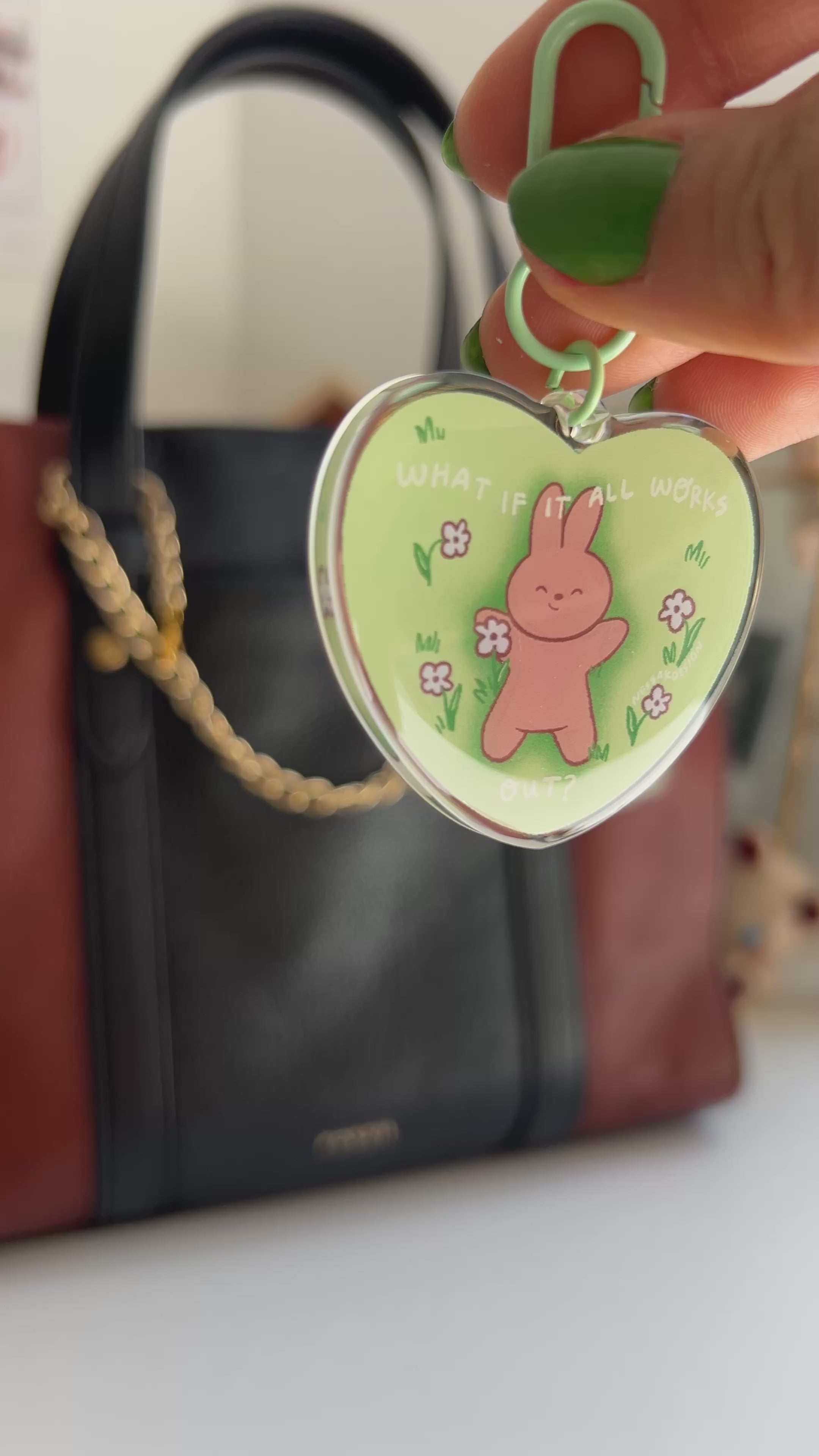 Reversible Acrylic Keychain