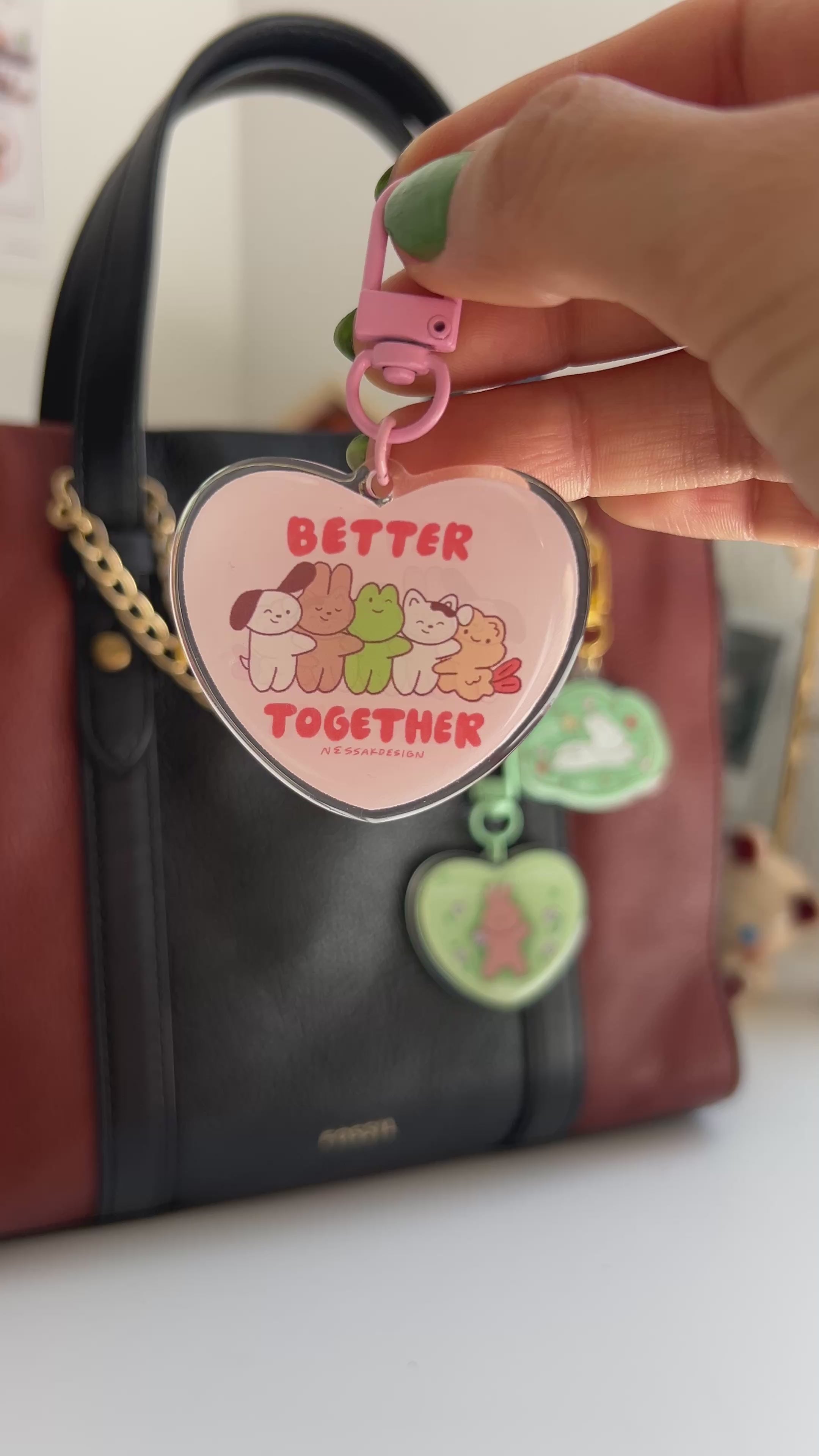 Reversible Acrylic Keychain