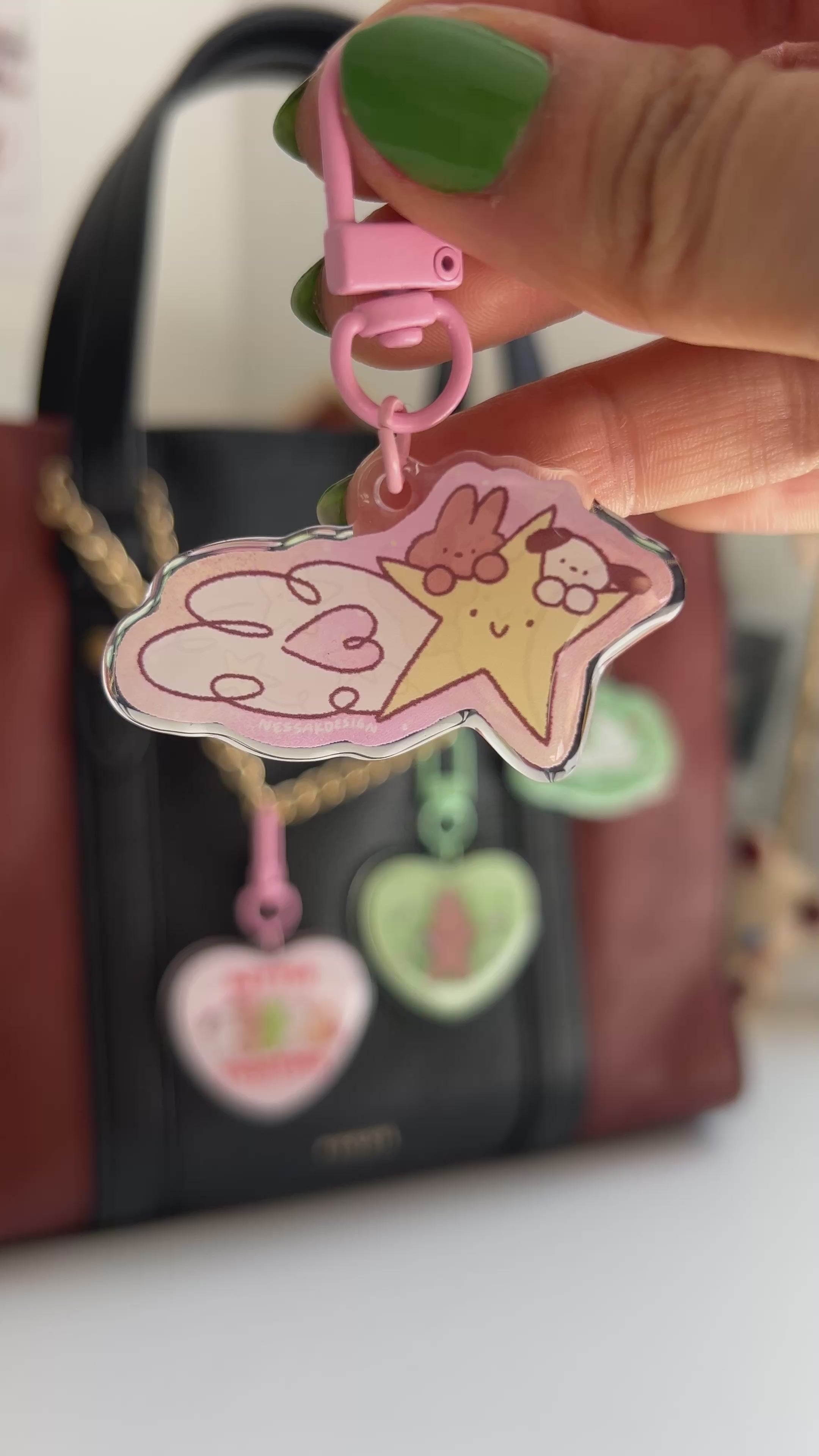 Reversible Acrylic Keychain
